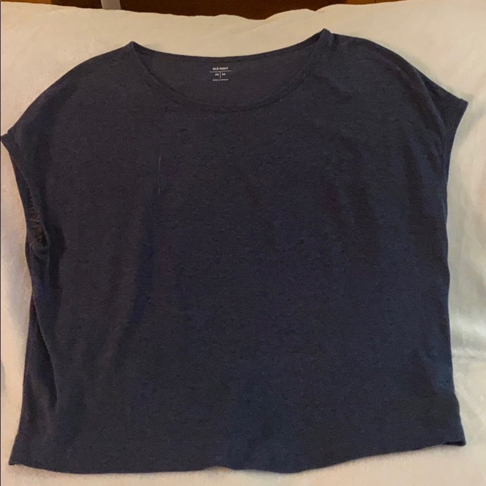💕Sale 3 for $20 Old Navy medium navy linen top